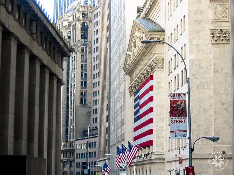 New York Stock Exchange na Wall Street, NY 2004