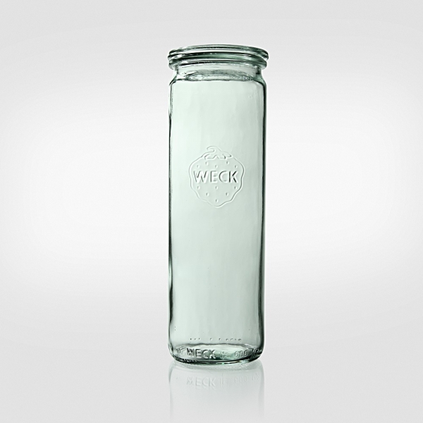 Świetny butelko-słoik np. na koktajl, wodę lub sok firmy Weck, dostępny na naszym rynku.